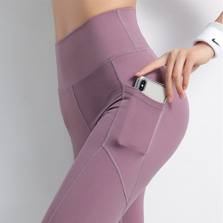 Leggins Vita Alta Donna con tasche