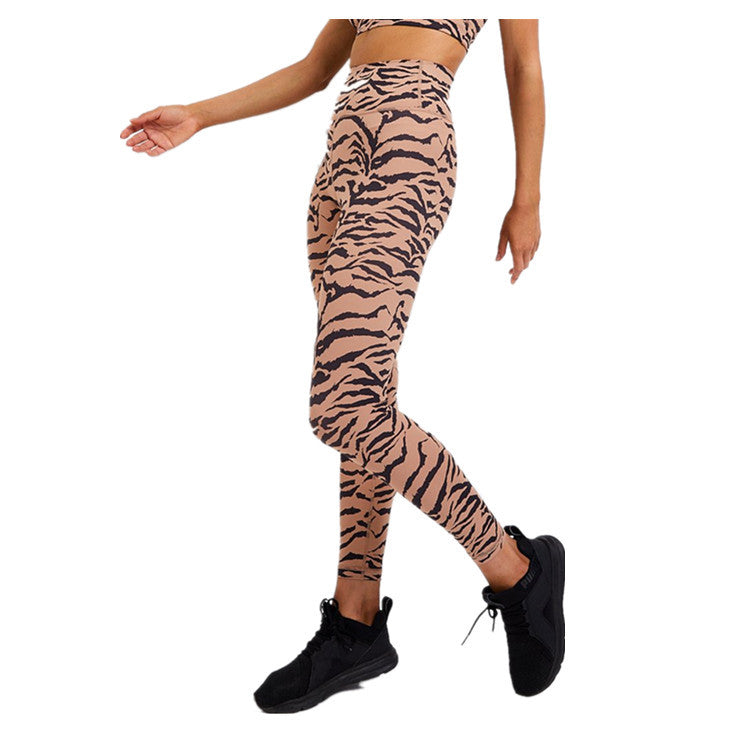Leggins Donna Vita Alta Zebrati