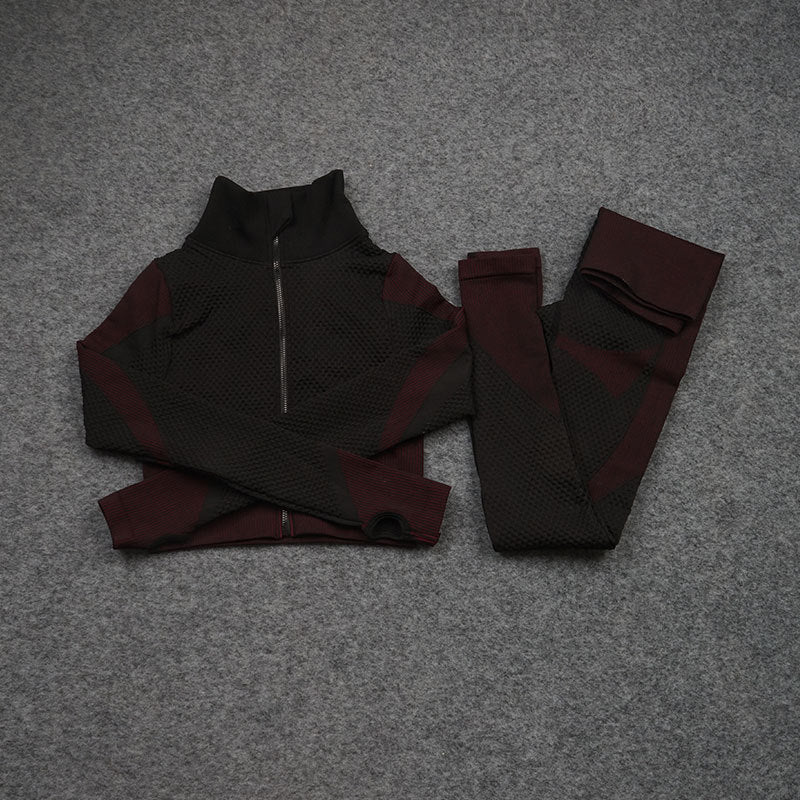 Set Sportivo Yoga Donna Nylon Stretch