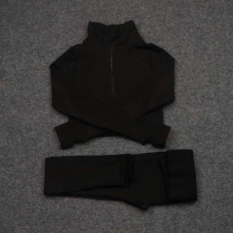 Set Sportivo Yoga Donna Nylon Stretch