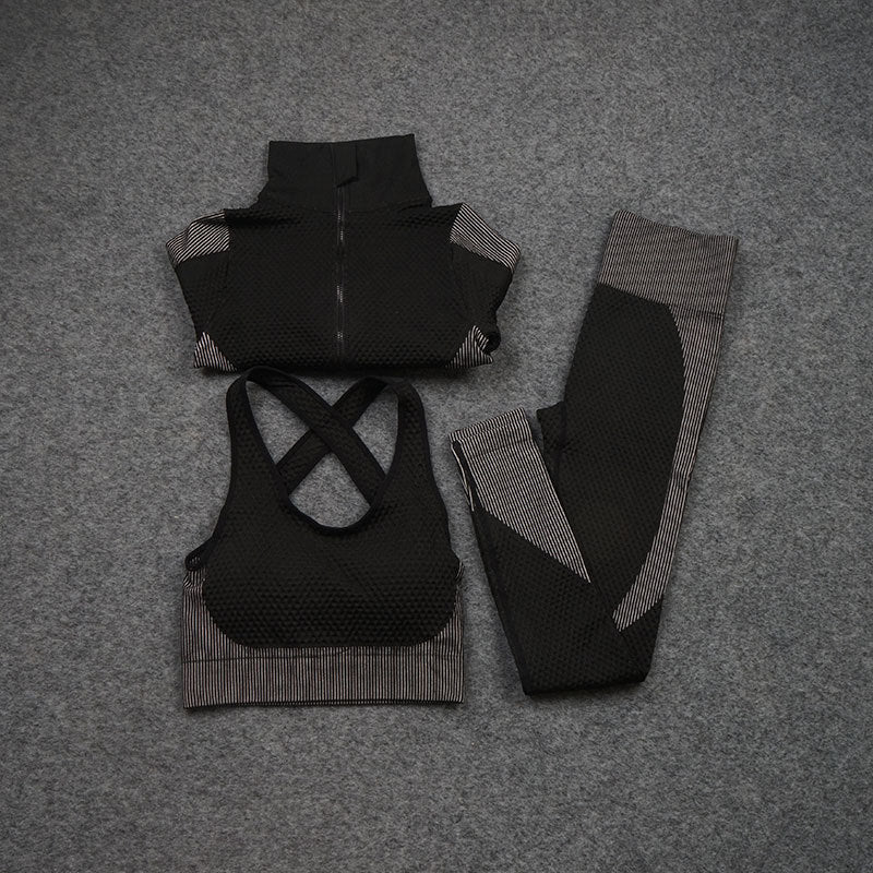 Set Sportivo Yoga Donna Nylon Stretch