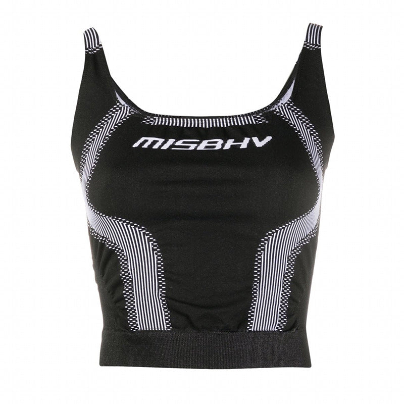 Top Canottiera Knit Sportiva – Yoga & Fitness