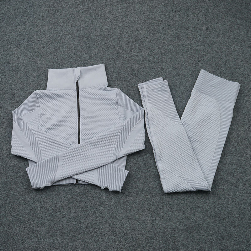 Set Sportivo Yoga Donna Nylon Stretch