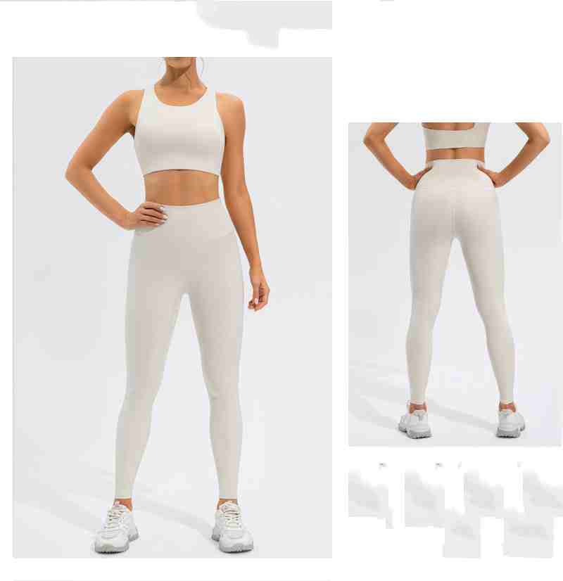 Set Fitness Donna Vita Alta – Top & Pantaloni Lycra