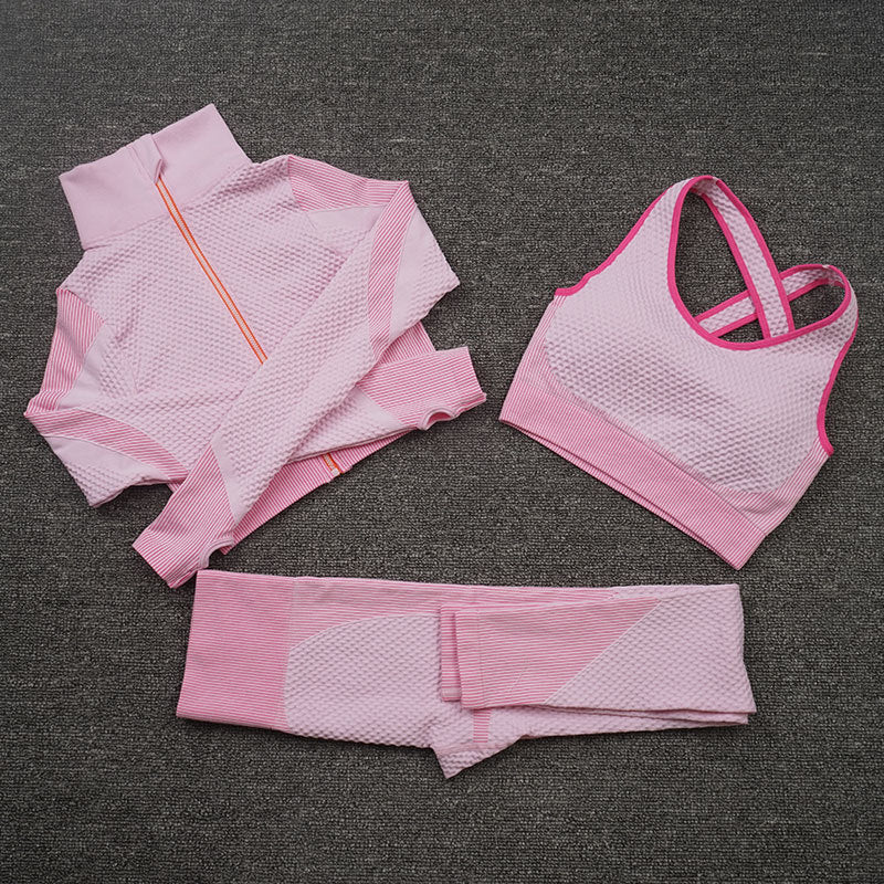 Set Sportivo Yoga Donna Nylon Stretch